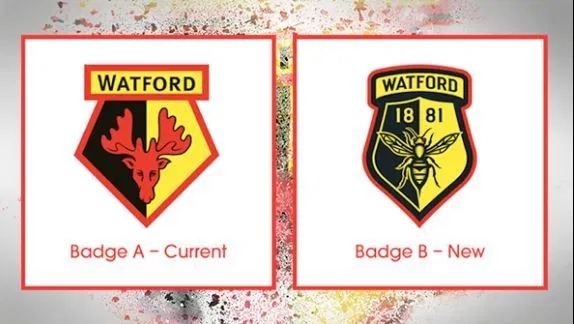 沃特福德球迷提出4000种队徽方案，但最终投票决定沿用原版