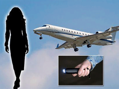 随身携带武器！英超球星女友携带电棍乘坐飞机被查获！