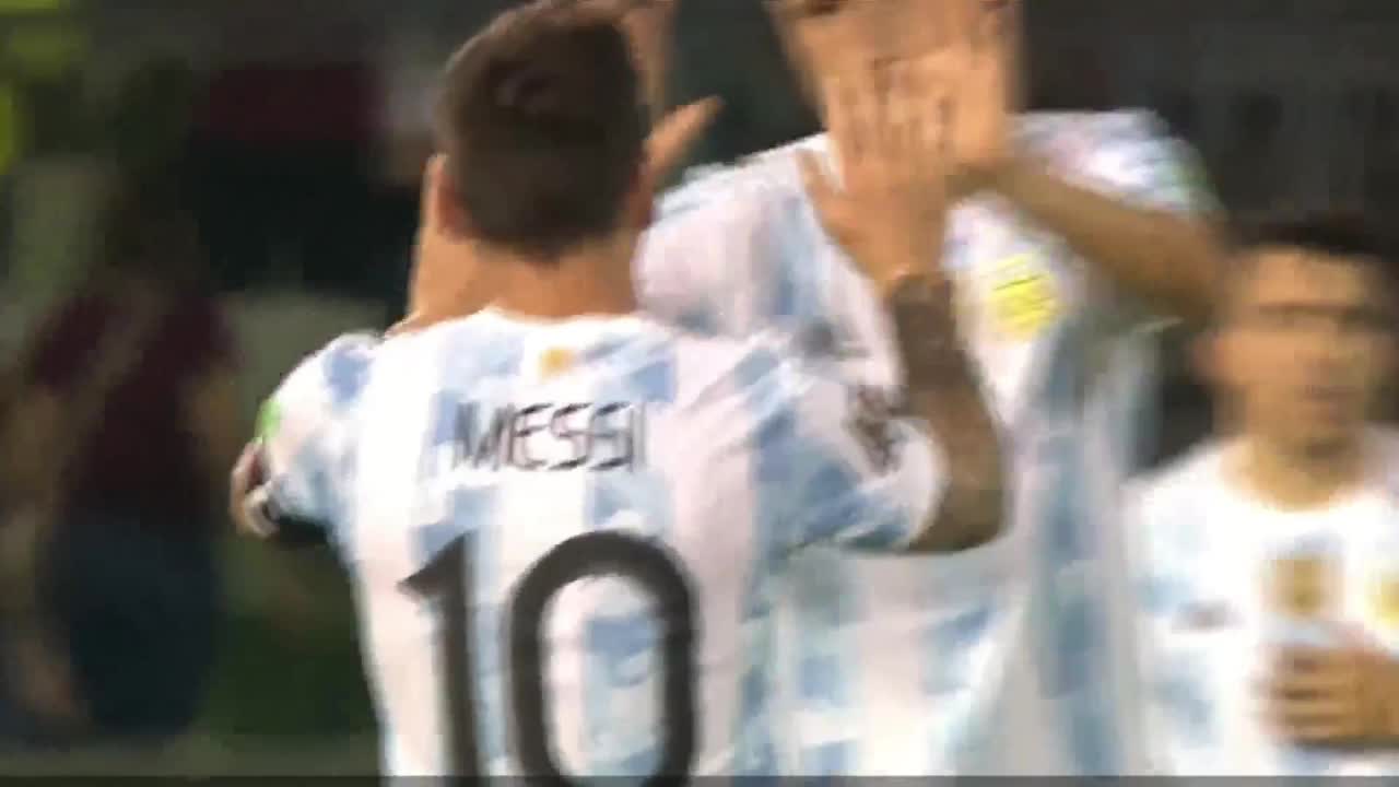 【集锦】世预赛-劳塔罗传射梅西造红 阿根廷3-1十人委内瑞拉