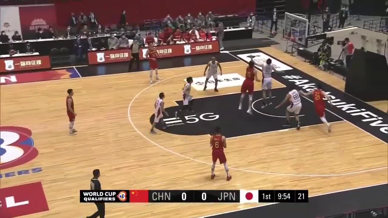 周琦24分12板3帽 男篮世预赛中国大胜日本