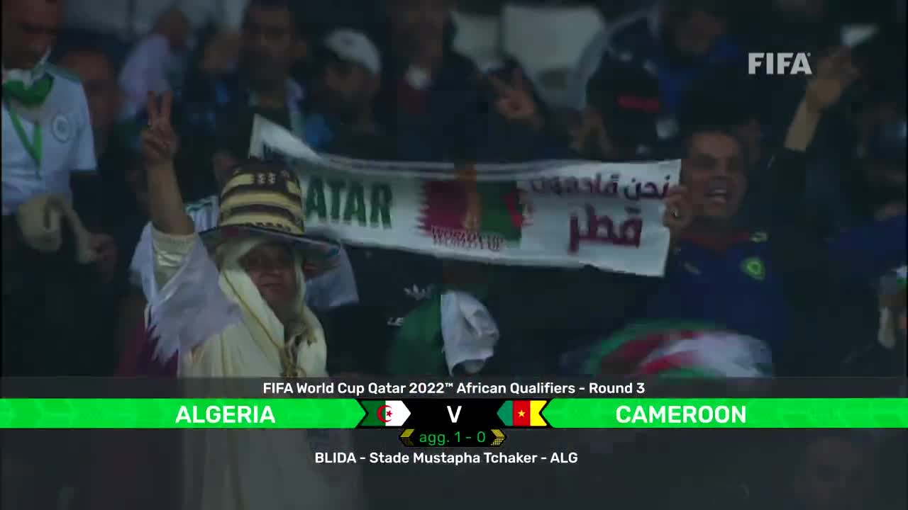 【集锦】世预赛-喀麦隆2-1阿尔及利亚 总比分2-2凭客场进球晋级