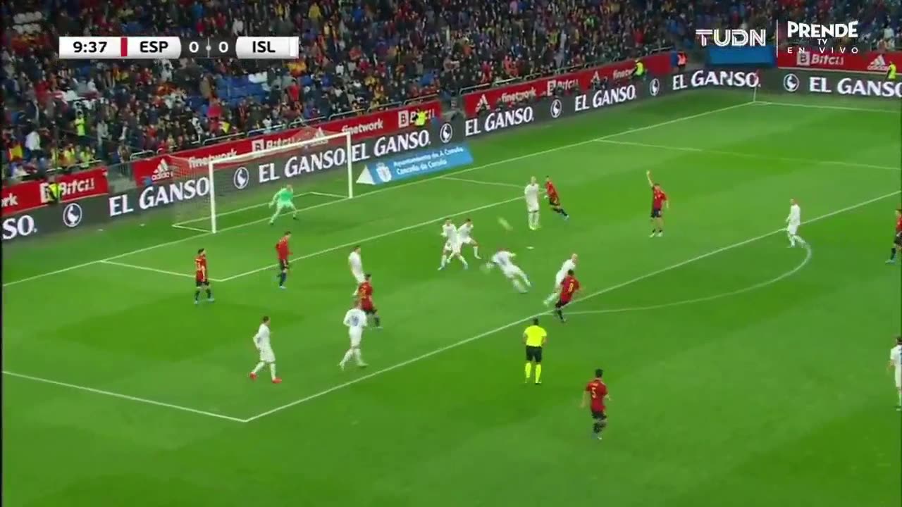 【集锦】友谊赛-莫拉塔萨拉维亚均双响皮诺处子球 西班牙5-0冰岛