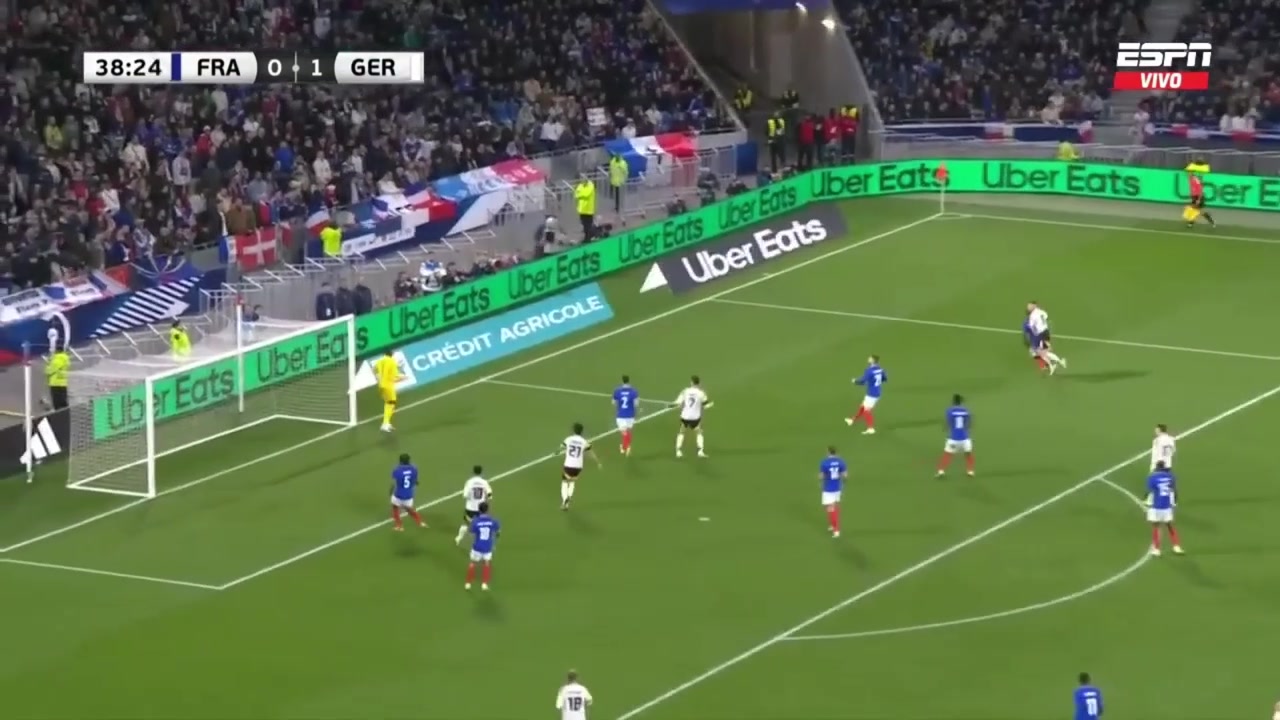 【集锦】友谊赛-维尔茨开场7秒世界波克罗斯回归助攻 德国2-0法国