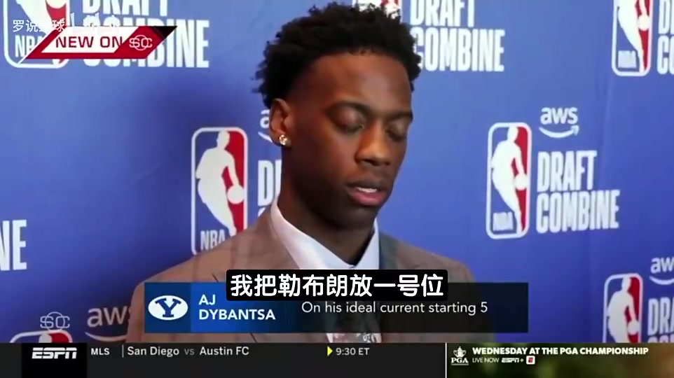 当选状元！迪班萨评心中五虎：老詹控卫我小前，剩下三人约库杜！